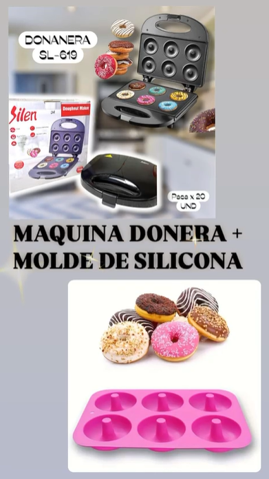 MAQUINA DONERA + MOLDE DE SILICONA